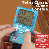 Console de jeu de poche carrée rétro, jouet électronique interactif pour enfants, jeu de puzzle portable, très vendue