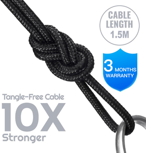 Avec microphone écouteurs personnalisés Casque filaire dans l'<span class=keywords><strong>oreille</strong></span> câble en nylon tressé 3.5 sons stéréo autour de l'écouteur - Product Image 4