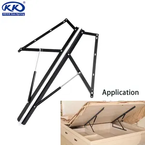 Folding Bed Frame Bed Lifting Up Mechanism With Gas Strut Gas Spring