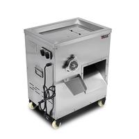 Broyeur à viande et trancheuse multifonction en acier inoxydable avec moteur en cuivre pur double 1800W pour viande fraîche de bœuf, de porc, d'agneau et de poulet