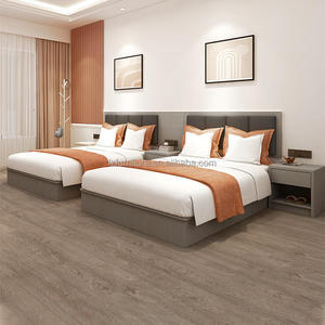 Ensemble de chambre à coucher d'hôtel 3-4 étoiles au design moderne et écologique, personnalisable en taille et couleur, mobilier en bois pour appartements et chambres d'hôtes - Product Image 5