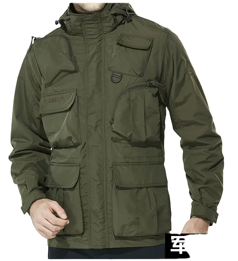 Nueva llegada 2021 hombres chaqueta homm para el trabajo manteau Homme impermeable senderismo camisa de pesca chaqueta