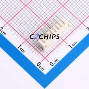 WAFER-ZH1.5-8PWZ Wire-to-Board Pin Header Bent Lead Through Hole,P=1.5mm Connector 1x8P 1.5mm Right Angle Insert ZH - Product Image 2