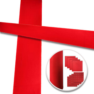 พรมแดงธีมงานแต่งงานสีพรมครั้งเดียวสีแดงสีขาวสีเทาสีดําผงสีฟ้าสีเขียวสีม่วงสีเหลืองพรมขายส่ง - Product Image 4