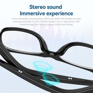 Fashion Smart AI <strong>Glasses</strong> Intelligent Touch Voice Assistant Waterproof Sunglasses Sport Blue Tooth Music Calls Voice Assistant