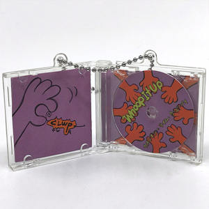 Mini CD musical personnalisé et créatif avec puce NFC inscriptible, style dessin animé, porte-clés et liens musicaux pour album - Product Image 2