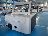 Machine de découpe et gravure laser CO2 CNC 40W 60W 80W 100W avec contrôleur Ruida pour bois, acrylique, contreplaqué