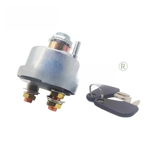 Interrupteur de coupure de batterie Caterpillar 7N0718 7H7290 avec 2 positions, 2 bornes et 2 clés pour excavatrices - Product Image 3
