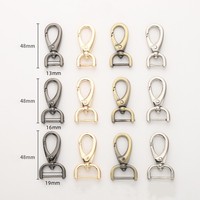 Clip de fermoir pivotant à vis en métal à mousqueton détachable en gros pour accessoires de quincaillerie pour sacs à main