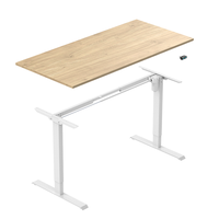 Moteur simple à 2 étapes de cadre de bureau réglable en hauteur, pour le domicile et le bureau