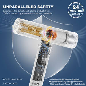 Tiktok, protección contra el calor caliente, herramienta de estilismo <span class=keywords><strong>para</strong></span> el cabello, Salón <span class=keywords><strong>Nural</strong></span>, secador de pelo inoico de alta velocidad, estuche <span class=keywords><strong>para</strong></span> el cuidado del cabello, secador de pelo de aire inverso - Product Image 2