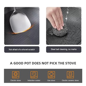 30-36cm tổ ong không dính chảo Chảo | 410 thép không gỉ Chảo | 18-yr nhà máy | OEM/ODM có sẵn - Product Image 2