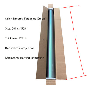 <span class=keywords><strong>Film</strong></span> de couleur de <span class=keywords><strong>voiture</strong></span> vert turquoise brillant, anti-rayures, PET, PPF, vinyle auto-cicatrisant, anti-rayures, vinyle de protection de <span class=keywords><strong>voiture</strong></span> caméléon - Product Image 2