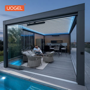 Paraíso junto a la piscina donde la luz LED RGB se une al romance bajo la luz <span class=keywords><strong>de</strong></span> la luna, pabellón <span class=keywords><strong>de</strong></span> escapada para <span class=keywords><strong>parejas</strong></span> UOGEL A13 - Product Image 1