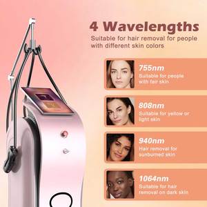 Macchina Professionale per Epilazione Laser a Diodi con Tripla Onda e Macro Canale in Titanio per Medicina Estetica Weifang - Product Image 6