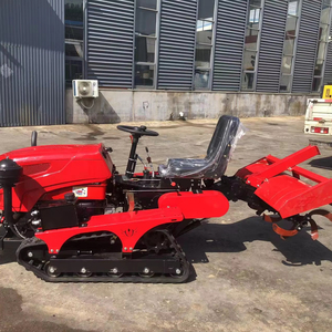 Máy kéo bánh xích DIESEL mã lực nhỏ-Máy xới Quay đa chức năng để làm cỏ khô, đào rãnh và san lấp - Product Image 1