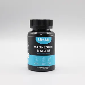 Hấp thụ cao thuần chay không biến đổi gen Ba magiê phức tạp của magiê Glycinate malate Citrate cho cơ bắp thần kinh năng lượng