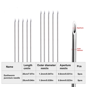 FTK Bán Buôn 5 cái/túi Thép Rỗng Kim Thiết Bị Đầu Cuối Giải Quyết Mồi Ăn Công Cụ Câu Cá Phụ Kiện Cho Hồ Sông Dòng Nhựa - Product Image 3