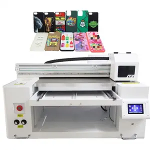 Flatbed UV Printer Inkjet Printing Machine For Garment Leather Printing