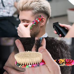 Spazzola per Barba e <span class=keywords><strong>Capelli</strong></span> a Doppia Testa in Crine di Cavallo Personalizzata con Logo, Stile Personalizzato per Uomo - Product Image 5