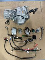 Nouveau moteur de moto 212cc 4 temps à allumage CDI avec démarrage électrique/à manivelle, 5 vitesses, pour modification/amélioration tout-terrain, monocylindre