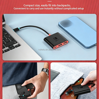 Adaptateur TV portable mini de poche 3-en-1 avec fonction OTG, extension 4K 60Hz, station de charge PD100W, hubs USB pour Nintendo Switch 2