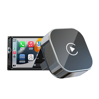 Adaptateur sans fil 2-en-1 CarPlay Android Auto, dongle filaire vers sans fil Bluetooth 5.4 2.4/5.8GHz, plug and play pour iPhone