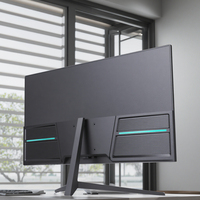 Moniteur PC FHD OEM 32 pouces avec taux de rafraîchissement HDR 75Hz 1080P écran plat panneau IPS large écran LED LCD noir pour bureau