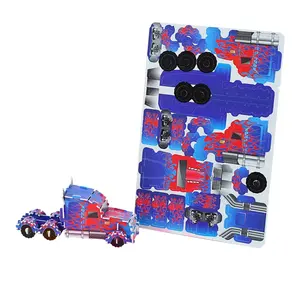 El mejor producto con Robot en <span class=keywords><strong>3D</strong></span> Puzle para el cumpleaños del niño Juguete educativo Diy Juguete de dibujos animados Juguete de plástico - Product Image 5