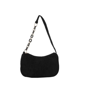 Bolso de Lona de Poliéster Artístico Estilo Coreano con Cierre de Cremallera, Correa Única, Color Sólido, Mini Bolso Cruzado para Mujer - Product Image 5