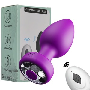 Plug Anale Elettrico in Silicone, Massaggiatore Prostatico, Vibratore Dildo per Uomini e Donne, Masturbatore - Product Image 1