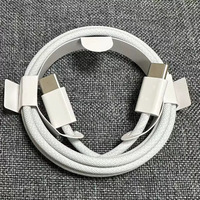 Câble de charge rapide USB-C 60W de haute qualité pour iPhone 15 Pro, câble de transfert de données tressé de type C pour téléphone 17