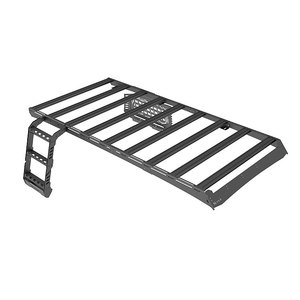 Off-road çatı kargo taşıyıcı bagaj sepeti kurulabilir Toyota Land Cruiser Prado ışık şeridi için portbagaj alüminyum alaşım 250 - Product Image 4