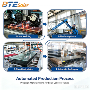 Panneaux solaires pressurisés par <span class=keywords><strong>panneau</strong></span> <span class=keywords><strong>thermique</strong></span> d'OEM solaires d'eau chaude avec le matériel de cuivre de tuyau - Product Image 5
