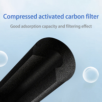 Cartucho de Filtro de Agua de Carbón Activado de 10 Pulgadas para Uso Doméstico y Hotelero, Repuesto Universal para Múltiples Sistemas