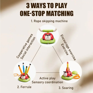 Machine à Sauter Électrique Intelligente 3-en-1 pour Enfants, Intérieur et Extérieur, Jeu de Sport de Saut avec Télécommande - Product Image 2