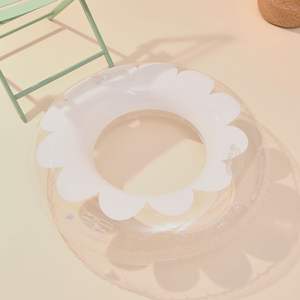 Flotador de Natación Transparente Xiaolu con Diseño de Flor, Grueso y Portátil, para Adultos, para Piscina y Parque Acuático, Unisex, para Uso en Verano - Product Image 3