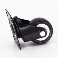 Personnalisable 2 pouces 50mm PU(PVC) roulette pivotante capacité de 60kg pour fauteuil roulant et meubles OEM