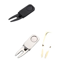 Support de cigare de luxe SY pour voiturette de golf, outil de réparation de divots, marqueur de balle de golf, support de club de golf en alliage de zinc, magnétique, léger