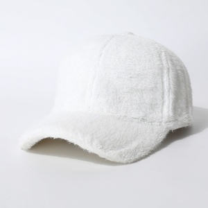 Gorra de Béisbol Deportiva de Terciopelo Grueso y Cálido para Invierno, Color Sólido, para Adultos Unisex - Product Image 3