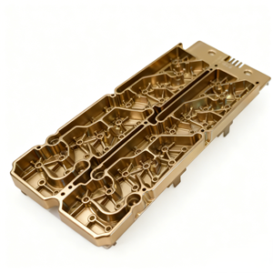 Service de fabrication sur mesure par usinage CNC et électroérosion à fil pour boîtiers de filtres de communication en aluminium moulé sous pression avec matériaux en acier inoxydable - Product Image 1