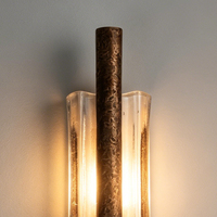 Lampe murale LED de style italien, design de luxe léger, abat-jour en résine, pour salon, fond de télévision, salle à manger, couloir, chevet