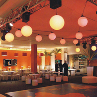 Boule cinétique LED DMX RGB pour spectacle de scène, système cinétique à commande DMX, boule LED RGB élévatrice DMX