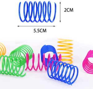 Bán Buôn Tùy Biến Mèo Xoắn Ốc Mùa Xuân Cho Mèo Trong Nhà 4 Miếng Đồ ChơI Mèo Con Nhiều Màu Đồ ChơI Mèo Tương Tác Bộ Đồ Chơi Thú Cưng Đồ Chơi - Product Image 5