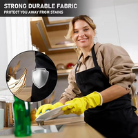 Tablier de cuisine vert foncé personnalisé de haute qualité avec logo, en coton, réglable et durable, idéal pour la restauration, la cuisson, la pâtisserie et la grillade
