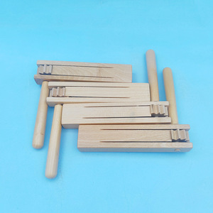 Castagnette en bois, instrument de percussion, sonoriseur, claquettes à main, vente en gros - Product Image 4