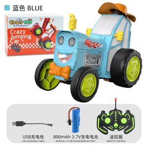 Camion télécommandé électrique Crazy Jumping avec lumières, musique et fonctions de danse, de balancement et de cascade - Chargeur inclus - Product Image 6