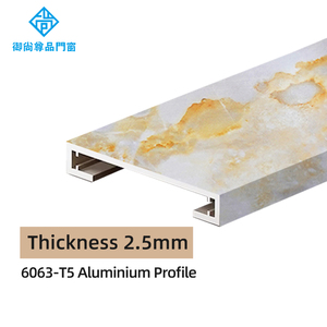 Tùy Chỉnh Thiết Kế Hiện Đại Bằng Đá Cẩm Thạch Khuôn Mẫu Hợp Kim Nhôm Vượt Qua Bìa Một Mảnh Rất Hẹp Cửa Cửa Sổ Khung Tích Hợp Vượt Qua Bộ - Product Image 2