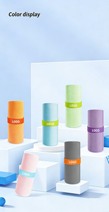 Compre un set de regalo promocional con logotipo personalizado para empresas, equipos, branding corporativo, llavero personalizado, botella de agua, gorra y toalla. - Product Image 5