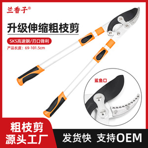 Tijeras de podar Basil Bypass de 30-50 mm, herramienta de jardín telescópica de acero al carbono para árboles frutales y ramas gruesas - Product Image 4